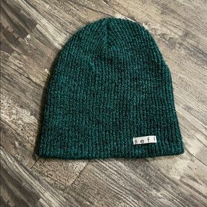 Neff Beanie Turquoise and Black